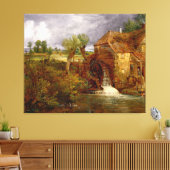 JOHN CONSTABLE Een molen in Gillingham in Dorset 1 Canvas Afdruk (Insitu (Woonkamer))