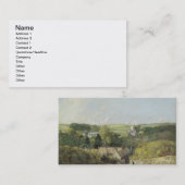 John Constable | Een Uitzicht van het dorp Osmingt Visitekaartje (Voorkant / Achterkant)