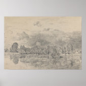 John Constable - Fulham Church Poster (Voorkant)