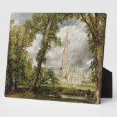 John Constable | Gezicht op de kathedraal van Sali Fotoplaat (Zijkant)