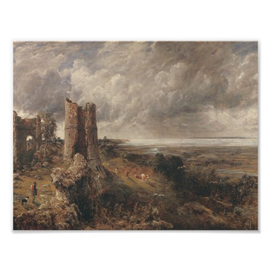 John Constable - Hadleigh Castle Foto Afdruk (Voorkant)
