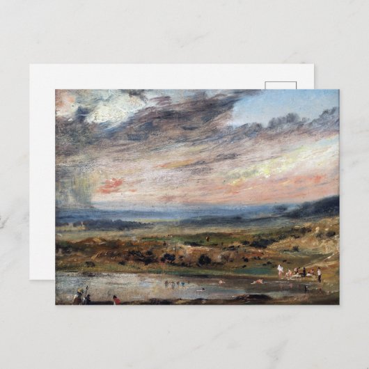 John Constable Hampstead Heath, met Pond en Bath Briefkaart (Voorkant / Achterkant)