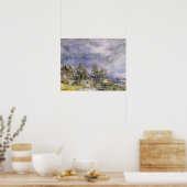 John Constable | Hampstead Heath van near Well Wa Poster (Keuken)