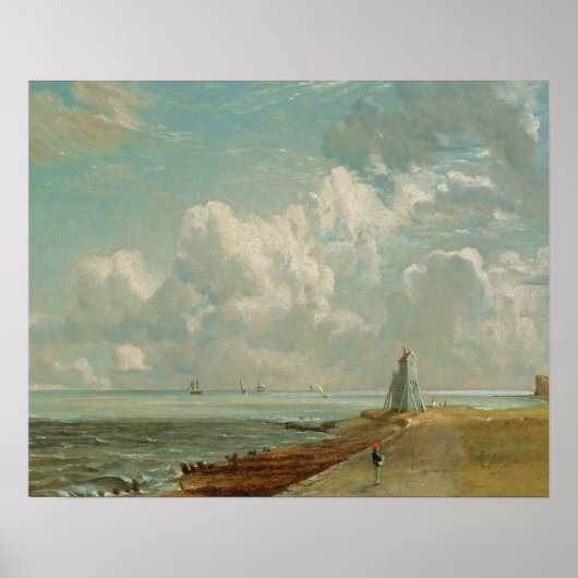 John Constable | Harwich, Laagvuurtoren en B Poster (Voorkant)