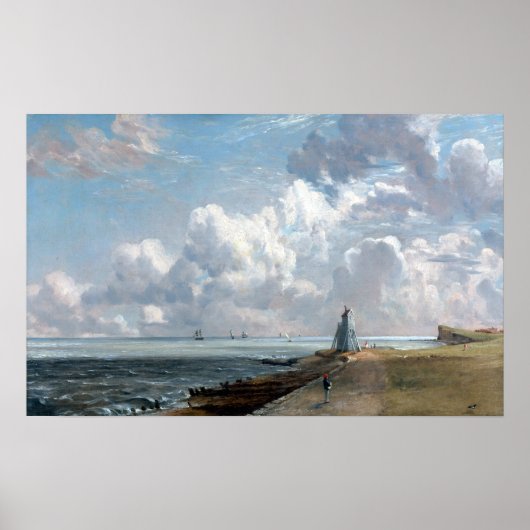 John Constable Harwich The Low Lighthouse Poster (Voorkant)
