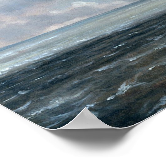 John Constable Harwich The Low Lighthouse Poster (Hoek)