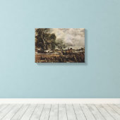 John Constable - Het springende paard Canvas Afdruk (Insitu (Houten vloer))