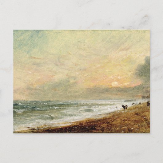 John Constable | Hove Beach, c.1824 (olie op papie Briefkaart (Voorkant)