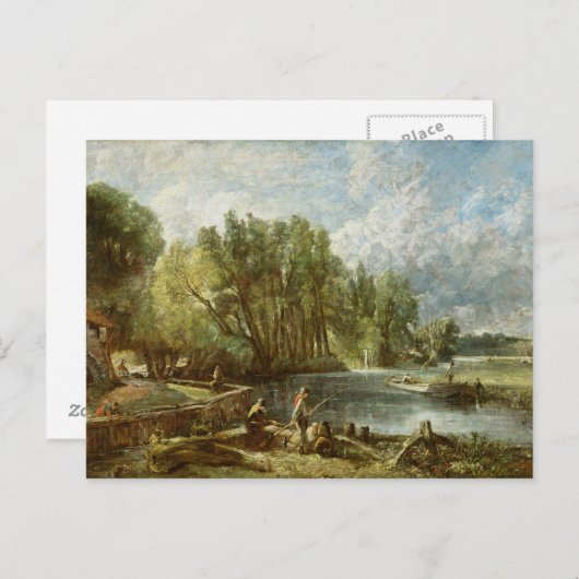 John Constable | Jonge Waltonians - Stratford Briefkaart (Voorkant / Achterkant)
