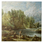 John Constable | Jonge Waltonians - Stratford  Tegeltje (Voorkant)