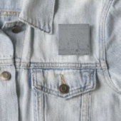 John Constable | Katoen in Holton Vierkante Button 5,1 Cm (In situ)