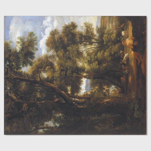 John Constable Landscape met Goatherd en Goats Cadeaupapier (Vlak)