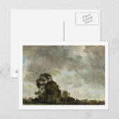 John Constable | Landschap in Hampstead, Boom en Briefkaart (Voorkant / Achterkant)