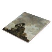 John Constable | Landschap in Hampstead, Boom en  Tegeltje (Zijkant)