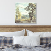 John Constable | Landschap met bomen en Pakistan Canvas Afdruk (Insitu (Slaapkamer))