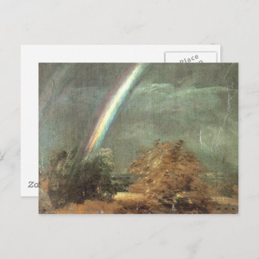 John Constable - Landschap met dubbele regenboog Briefkaart (Voorkant / Achterkant)