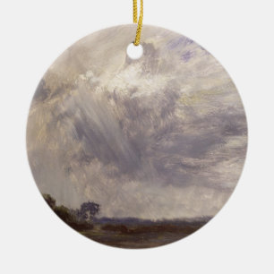 John Constable Landschap met grijze vleugel, c. Keramisch Ornament