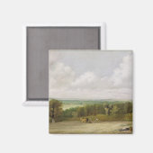 John Constable | Landschap: stromende scène in Suf Magneet (Voorkant / Achterkant)