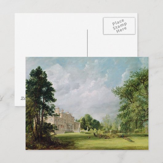 John Constable | Malvern Hall, Warwickshire, 1821 Briefkaart (Voorkant / Achterkant)