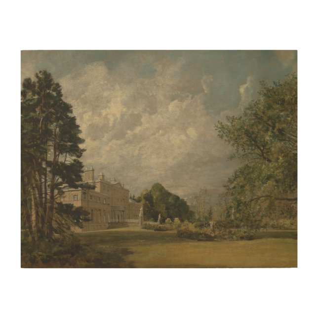 John Constable - Malvern Hall, Warwickshire Hout Afdruk (Voorkant)