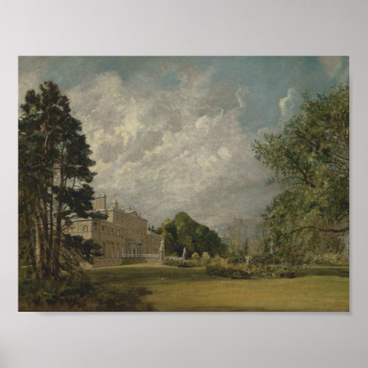 John Constable - Malvern Hall, Warwickshire Poster (Voorkant)