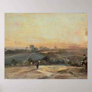 John Constable Najaarzonneschijn Poster