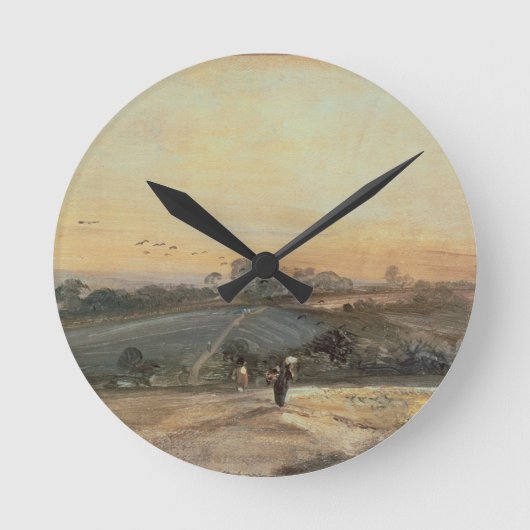 John Constable | Najaarzonneschijn Ronde Klok (Voorkant)