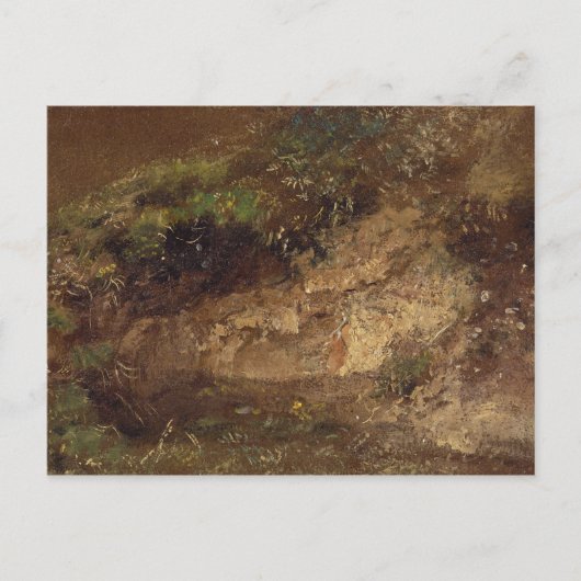 John Constable | Ondergroei, c.1821 (olie op papie Briefkaart (Voorkant)