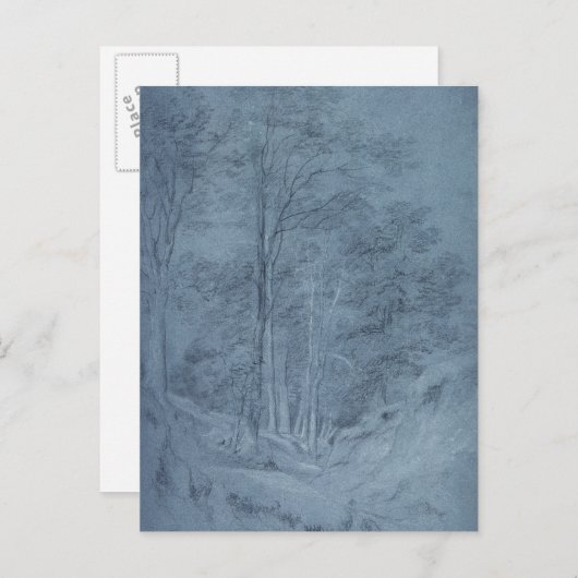 John Constable | Onderzoek naar as en andere bomen Briefkaart (Voorkant / Achterkant)