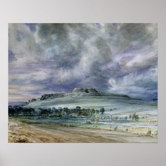 John Constable | Oude Sarum Poster (Voorkant)