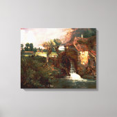 John Constable - Parham Mill (Gewijzigd) Canvas Afdruk (Voorkant)