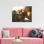 John Constable - Parham Mill (Gewijzigd) Canvas Afdruk (Insitu (Woonkamer))