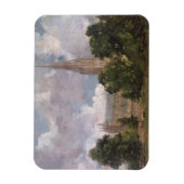 John Constable | Salisbury Cathedraal uit de sout Magneet (Verticaal)