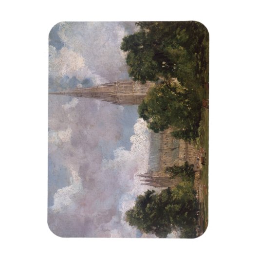 John Constable | Salisbury Cathedraal uit de sout Magneet (Verticaal)