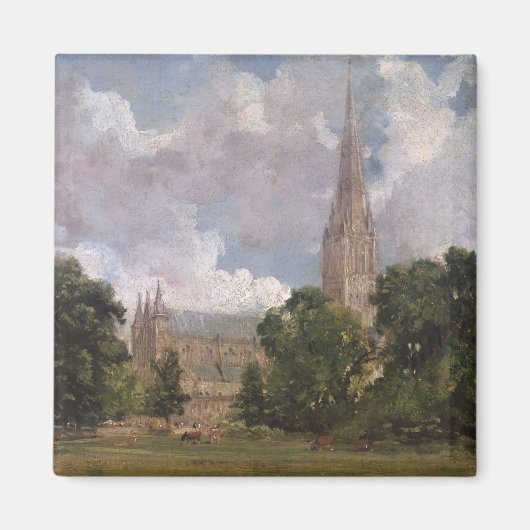 John Constable | Salisbury Cathedraal uit de sout Magneet (Voorkant)