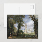John Constable Salisbury Cathedraal van bisschop Briefkaart (Voorkant / Achterkant)