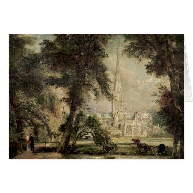 John Constable | Salisbury Cathedraal van de Berg (Voorkant Horizontaal)