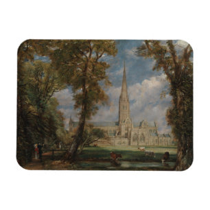 John Constable   Salisbury Cathedraal van de Berg Magneet
