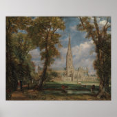 John Constable | Salisbury Cathedraal van de Berg Poster (Voorkant)