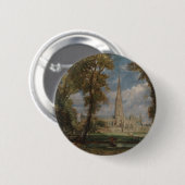 John Constable | Salisbury Cathedraal van de Berg Ronde Button 5,7 Cm (Voorkant /achterkant)