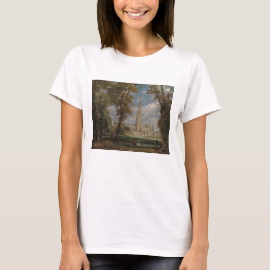 John Constable | Salisbury Cathedraal van de Berg T-shirt (Voorkant)