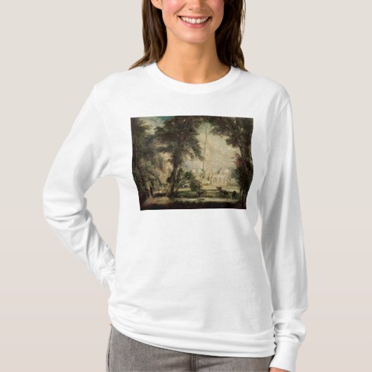 John Constable | Salisbury Cathedraal van de Berg T-shirt (Voorkant)