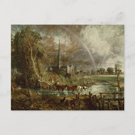 John Constable | Salisbury Cathedraal van de Mead Briefkaart (Voorkant)