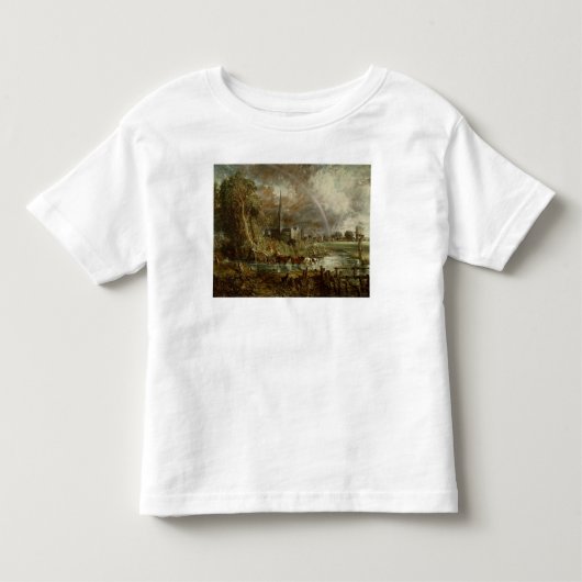 John Constable | Salisbury Cathedraal van de Mead Kinder Shirts (Voorkant)