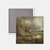 John Constable | Salisbury Cathedraal van de Mead Magneet (Voorkant / Achterkant)