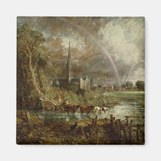 John Constable | Salisbury Cathedraal van de Mead Magneet (Voorkant)