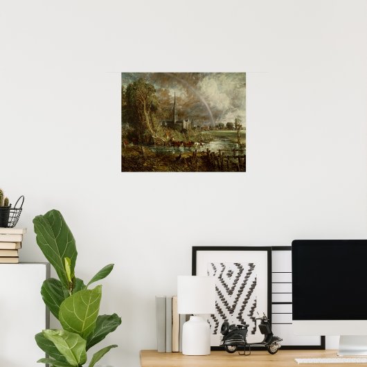 John Constable | Salisbury Cathedraal van de Mead Poster (Thuiskantoor)