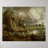 John Constable | Salisbury Cathedraal van de Mead Poster (Voorkant)
