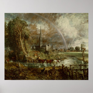 John Constable Salisbury Cathedraal van de Mead Poster