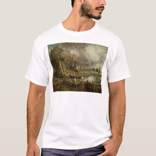 John Constable | Salisbury Cathedraal van de Mead T-shirt (Voorkant)